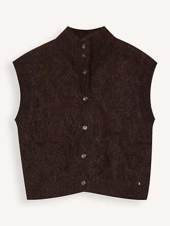 Des petits hauts alibou coffee gilet